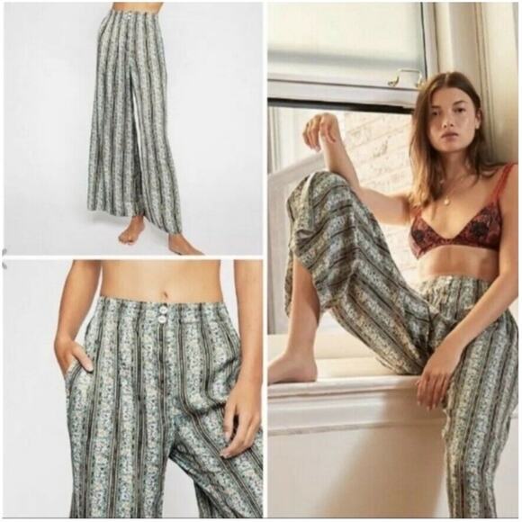 Intimately Free People Take Your Tie Off Pants Size Medium Bobo Hippie Festival - Picture 1 of 16